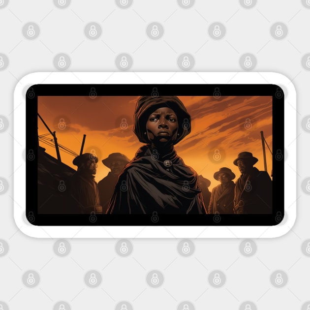 Harriet Tubman Sticker by UrbanLifeApparel
